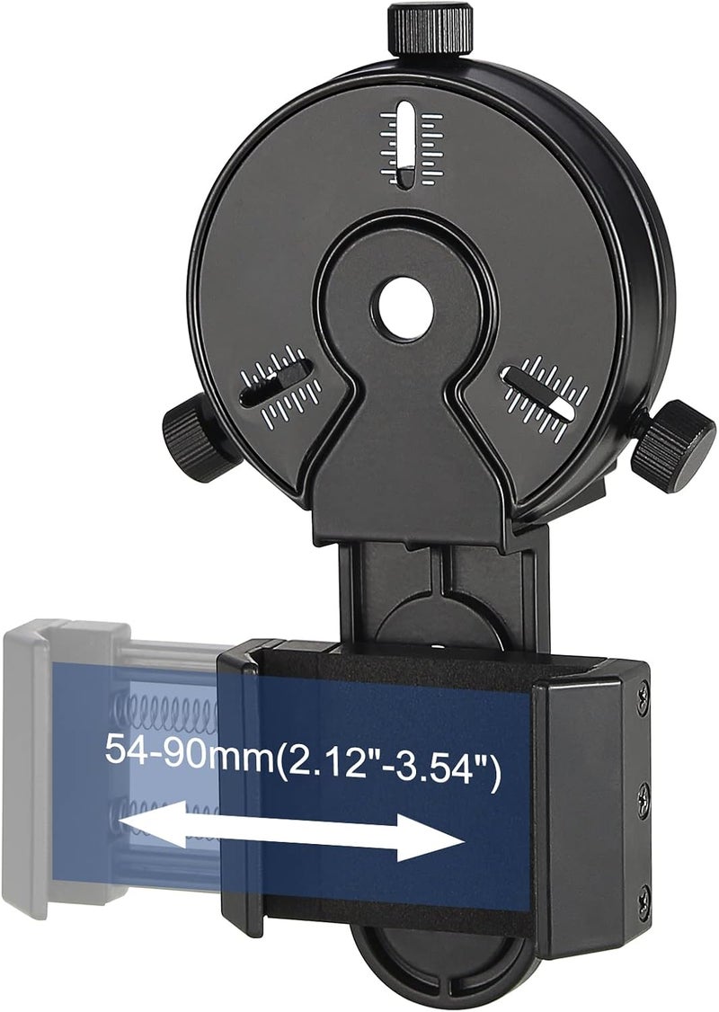 Celticbird Smartphone Scope Adapter- Phone Mount Working with Spotting Scopes& Binoculars& Monocular& Telescope& Microscope - Image 3